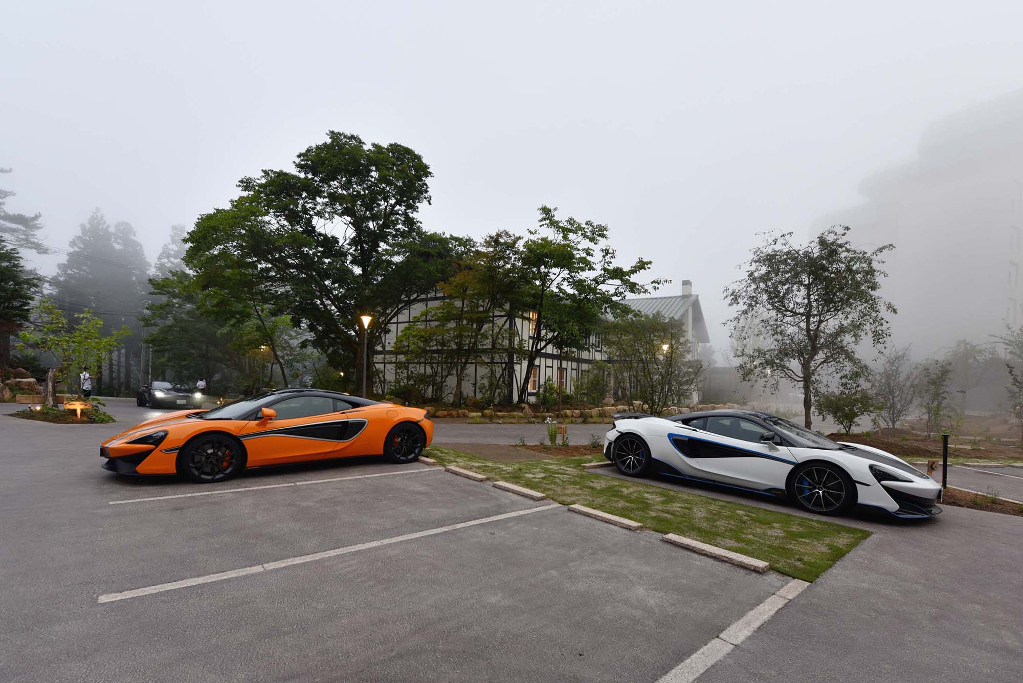 The hotel is an ideal hideaway for the car owners of McLaren and Aston Martin.