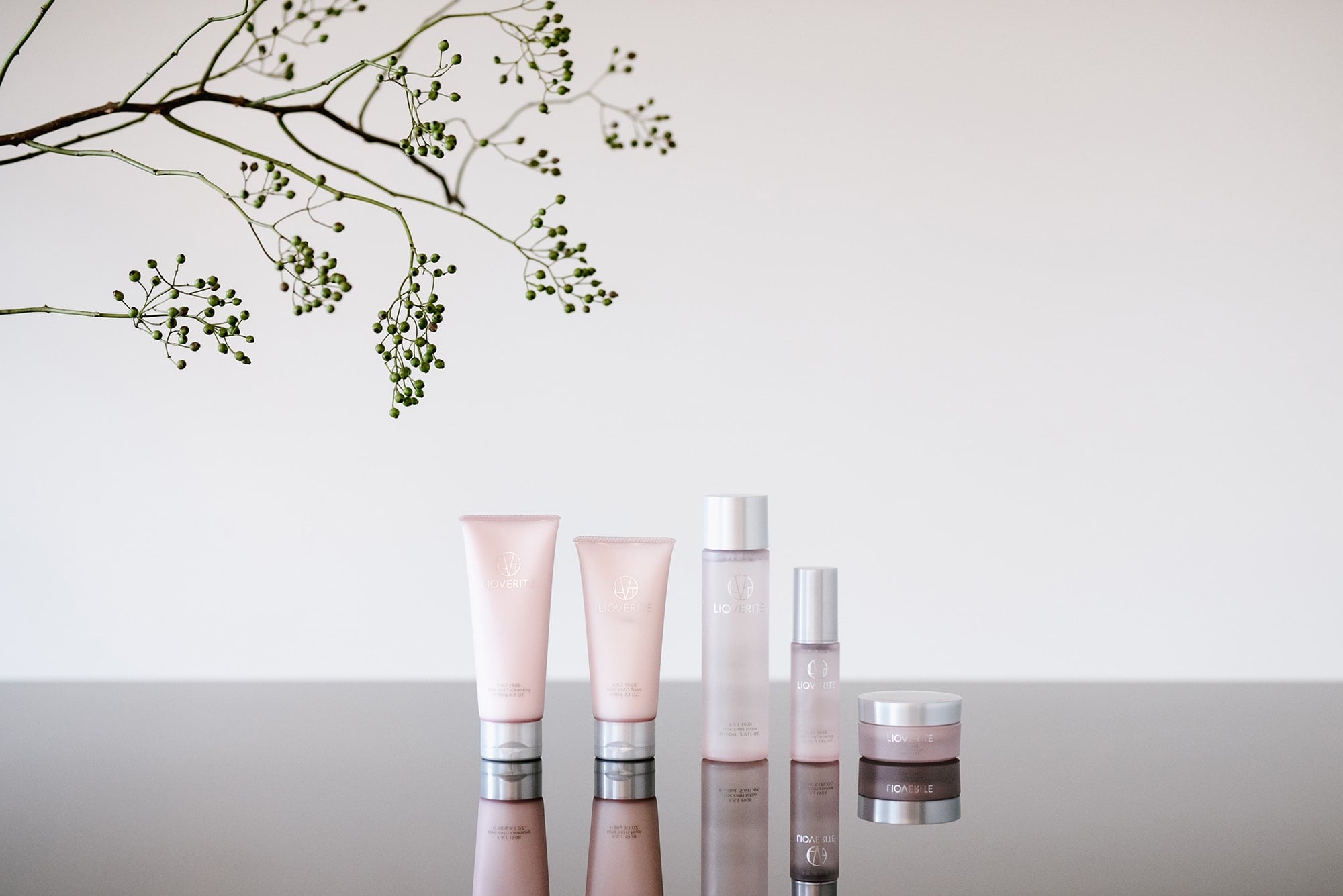  The series are scented with magnolia flowers for base aroma and accented with additional aromas to create a unique aroma experience for each skincare item. The “Balance Control Series” is a set of 5 items from cleansing to facial cream.
